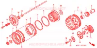 EMBRAYAGE pour Honda VTR 1000 FIRE STORM de 1997