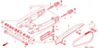 BRAS OSCILLANT pour Honda VTR 1000 FIRE STORM de 1999