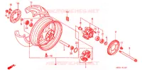 ROUE ARRIERE pour Honda VTR 1000 FIRE STORM de 1999