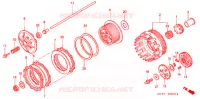 EMBRAYAGE pour Honda VTR 1000 SP2 RC51 de 2005