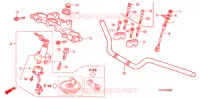 GUIDON   TE DE FOURCHE pour Honda VTR 250 de 2007