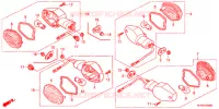 CLIGNOTANT pour Honda VTR 250 PGMFI de 2009