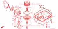 FILTRE A HUILE   CARTER D'HUILE   POMPE A HUILE pour Honda VTR 250 PGMFI de 2009