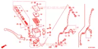 MAITRE CYLINDRE DE FREIN AVANT pour Honda VTR 250 PGMFI de 2009