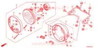 PHARE (VTR250/L) pour Honda VTR 250 PGMFI de 2009