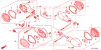 CLIGNOTANT pour Honda VTR 250 PGMFI de 2012