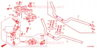 GUIDON   TE DE FOURCHE pour Honda VTR 250 PGMFI de 2012