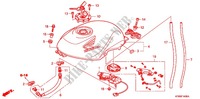 RESERVOIR A CARBURANT pour Honda VTR 250 PGMFI de 2012