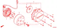 ALTERNATEUR pour Honda VTR 250 de 2013