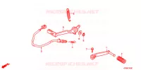PEDALE pour Honda VTR 250 de 2013