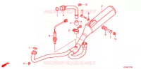 SILENCIEUX D'ECHAPPEMENT pour Honda VTR 250 de 2013