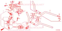 GUIDON   TE DE FOURCHE pour Honda VTR 250 FAIRING de 2014