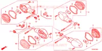 CLIGNOTANT pour Honda VTR 250 FAIRING de 2017