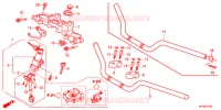 GUIDON   TE DE FOURCHE pour Honda VTR 250 FAIRING de 2017
