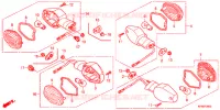 CLIGNOTANT pour Honda VTR 250 SPECIAL EDITION de 2017