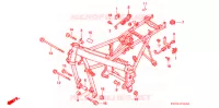 CADRE pour Honda VTR 250 de 1989