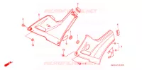 COUVERCLES LATERAUX pour Honda VTR 250 de 1989