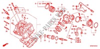 CULASSE DE CYLINDRE AVANT   COLLECTEUR D'ADMISSION pour Honda VTX 1300 C de 2009