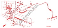 MAITRE CYLINDRE pour Honda VTX 1800 F Black crankcase, Chomed forks covers and handlebar de 2005
