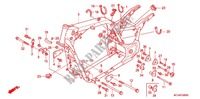 CADRE pour Honda VTX 1800 R Black crankcase, Chromed forks cover, Radiato chrome side cover de 2005