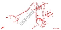 RESERVOIR DE RECYCLAGE DES GAZ (AC) pour Honda VTX 1800 S Silver crankcase, Chromed forks covers de 2005