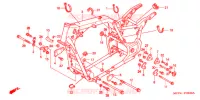 CADRE pour Honda VTX 1800 S RETRO SPOKE de 2003