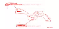 EMBLEME pour Honda VTX 1800 S RETRO SPOKE de 2003