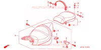 SELLE pour Honda VTX 1800 S RETRO SPOKE de 2003