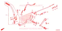 PEDALE pour Honda XR 125, Electric start  -1LA- de 2012