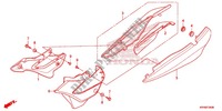 COUVERCLES LATERAUX pour Honda XR 125, Electric start  -3LA- de 2012