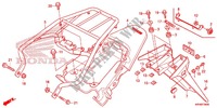 GARDE BOUE ARRIERE (XR125LEK/LK) pour Honda XR 125, Electric start  -3LA- de 2012