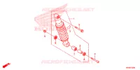 AMORTISSEUR ARRIERE pour Honda XR 125, Electric start de 2012