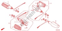 CLIGNOTANT (XR125LEK/LK) pour Honda XR 125, Electric start de 2012