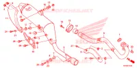 SILENCIEUX D'ECHAPPEMENT pour Honda XR 125, Electric start de 2012