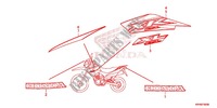 AUTOCOLLANTS pour Honda XR 125, Kick starter only de 2012
