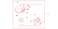 TOP CASE 45L pour Honda 125 VARADERO LIMITED de 2005