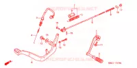 PEDALE pour Honda XL 230 de 2002