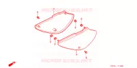 COUVERCLES LATERAUX pour Honda XR 100 de 2001