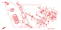 AMORTISSEUR ARRIERE pour Honda XR 100 de 2001