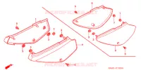 COUVERCLES LATERAUX pour Honda XR 100 de 2001