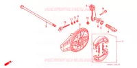 FLASQUE   MACHOIRES DE FREIN ARRIERE pour Honda XR 100 de 2001