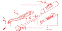 SILENCIEUX D'ECHAPPEMENT (XR100R1/2/3) pour Honda XR 100 de 2001
