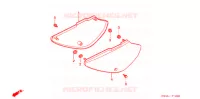 COUVERCLES LATERAUX pour Honda XR 100 de 2003