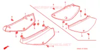 COUVERCLES LATERAUX pour Honda XR 100 de 2003