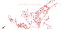 CADRE pour Honda XR 100 de 1991