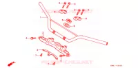 GUIDON   TE DE FOURCHE pour Honda XR 100 de 1991