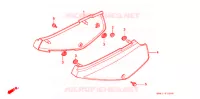 COUVERCLES LATERAUX pour Honda XR 100 de 1995