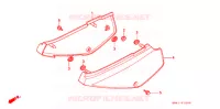 COUVERCLES LATERAUX pour Honda XR 100 de 1996