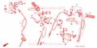 LEVIER DE GUIDON   CABLE   COMMODO pour Honda XR 100 de 1996