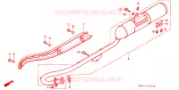 SILENCIEUX D'ECHAPPEMENT pour Honda XR 100 de 1996
